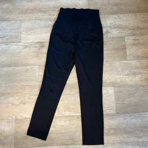 Black maternity slacks